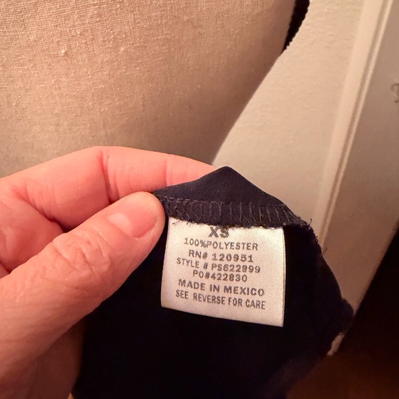 Pink Rose Black Women's Blouse - Picture 9 of 9